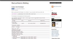 Desktop Screenshot of blog.mclaughlinsoftware.com